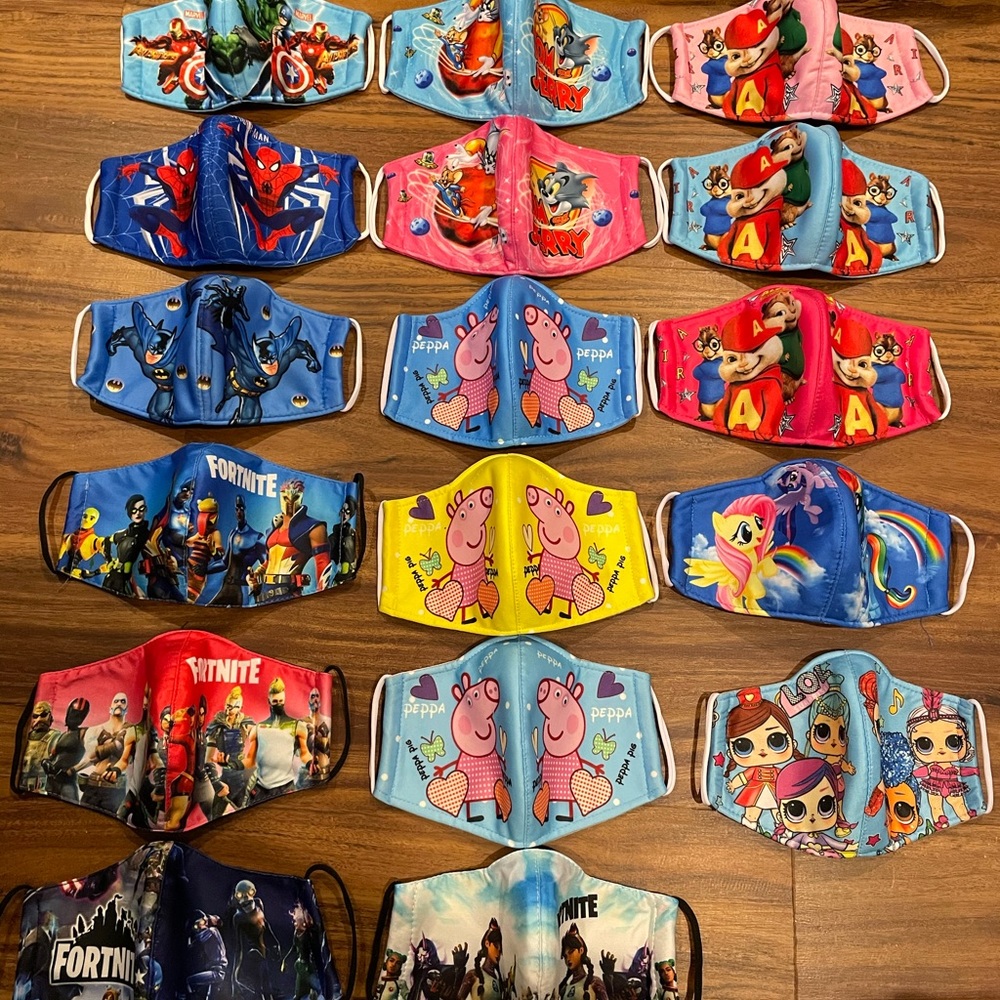 Kid face masks